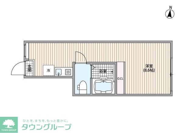 マーレ十条の物件間取画像